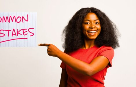 Entrepreneur reviewing plans to avoid startup mistakes in Nigeria