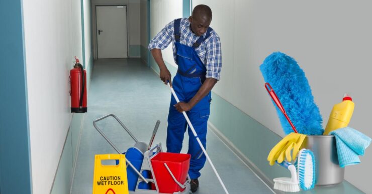 Professional cleaners providing home and office cleaning services in Nigeria 2025