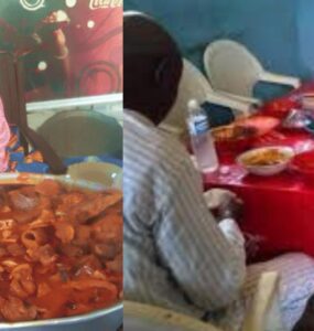 Nigerian Bukka restaurant serving local meals like rice, beans, and soup