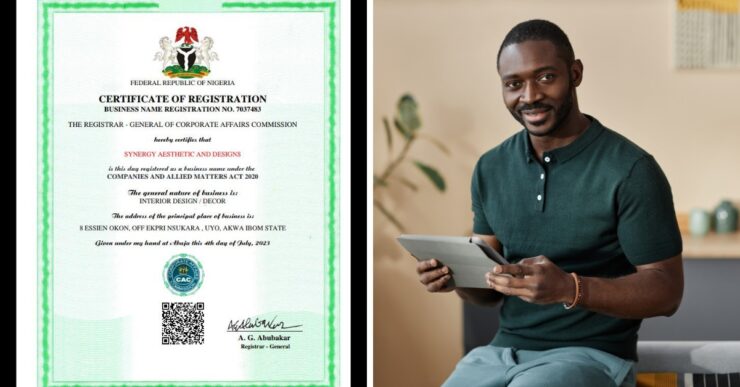 How to register a business name in Nigeria through the Corporate Affairs Commission CAC portal