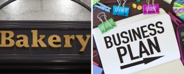 Bakery business plan in Nigeria showing fresh bread, cakes, and pastries inside a small bakery shop.