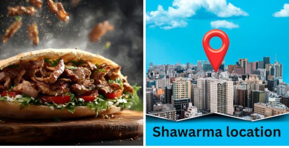 Best locations for shawarma business in Nigeria showing a busy street food stand