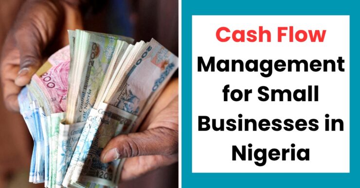 Cash Flow Management for Small Businesses in Nigeria illustration showing income, expenses and financial tracking