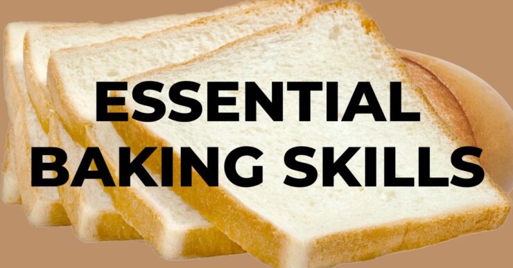 baking skills for bakery business – professional baker kneading dough in a commercial bakery