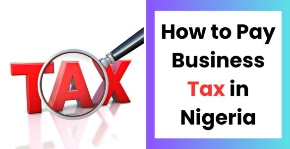 Alt Text: Business owner learning how to pay business tax in Nigeria using online tax filing and payment platform