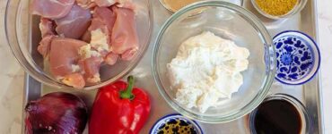 Fresh Shawarma ingredients in Nigeria including meats, sauces, and vegetables