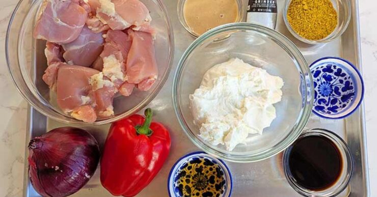 Fresh Shawarma ingredients in Nigeria including meats, sauces, and vegetables