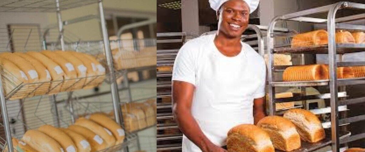 Small bakery business in Nigeria producing fresh bread and pastries