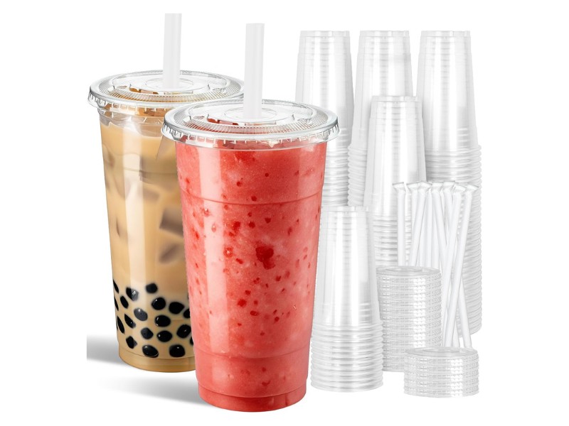 Cups, Lids, and Straws for Smoothie Packaging
