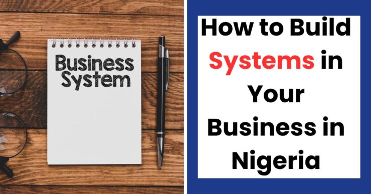 Entrepreneur building systems in a Nigerian business workspace to improve productivity and growth