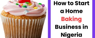 Home baking business in Nigeria with cakes, cupcakes, and pastries